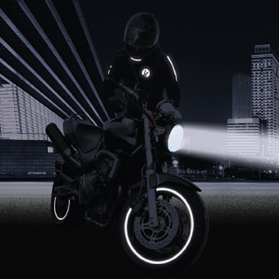 VFLUO, motorcycle, visibility