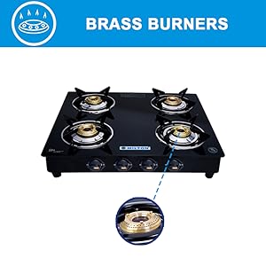 4 gas stove brass burners; 4 stove gas burners; gas burners 4; gas stove; gas stove glass top