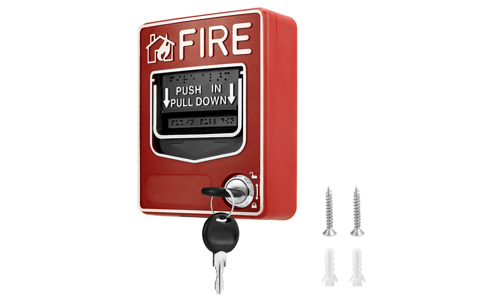 Emergency Alarm Switch Manual Call Emergency Alarm Station With Key ...