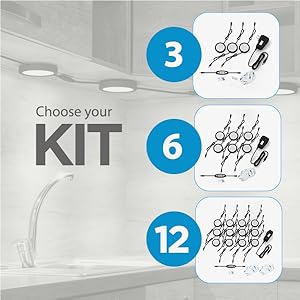 eshine puck led lights with dimmer switch kitchen closet pantry