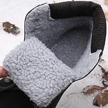 Snow Boots Womens Mens Winter Flat Ankle Boots Warm Fur Lined Fashion Combat Shoes Casual Sneakers