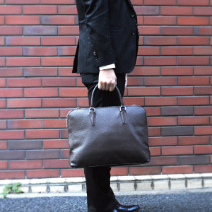 JOYA W-ZIP シュリンクレザー 2WAY ブリーフケース J4301 JOYA｜J4301 本革 シュリンクレザー ブリーフケース ダブル
