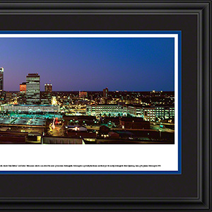 Indianapolis twilight with deluxe frame