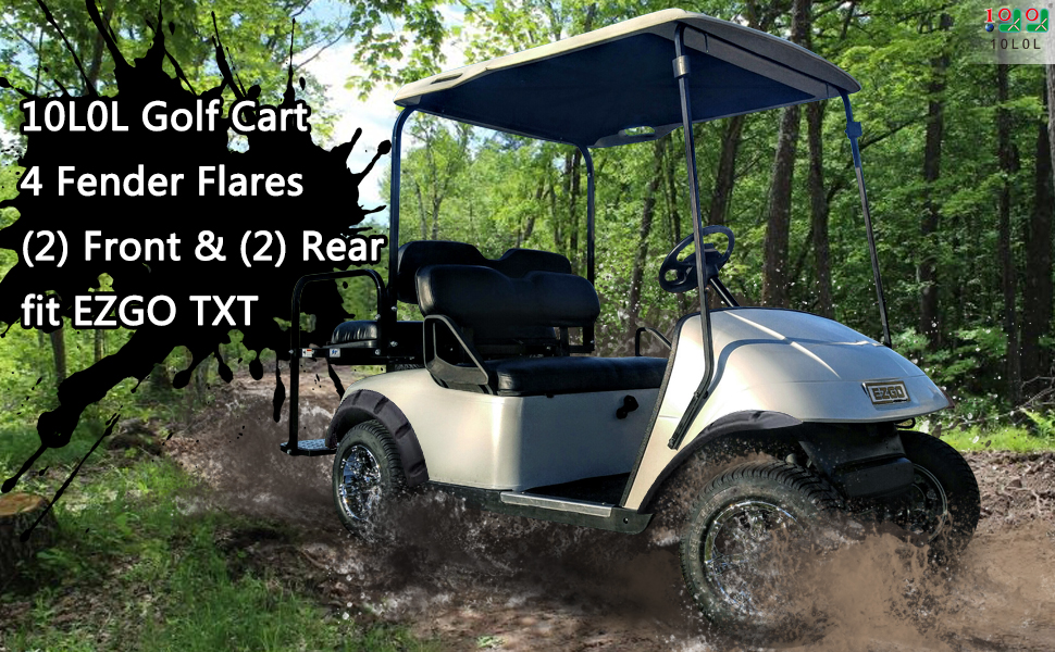 10L0L Golf Cart Fender Flares for DS