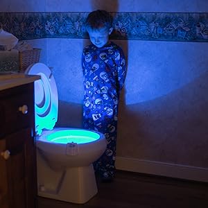 RainBowl Toilet Night Light