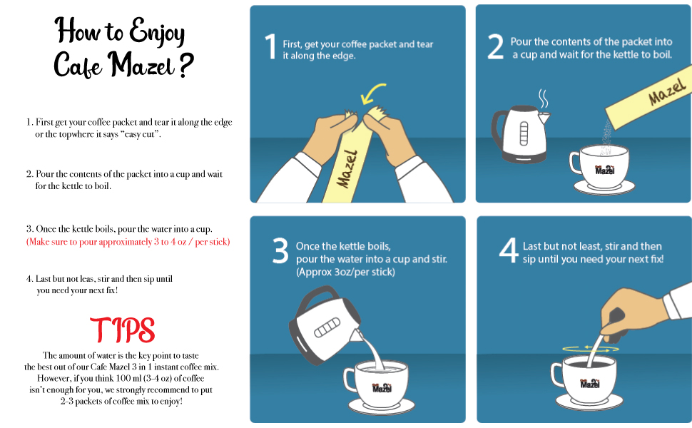 Café Mazel Instant Coffee Arabica Mocha, Instant Coffee