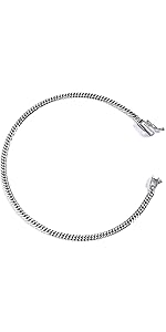 Amazon | [SPERASNZA] 純プラチナ スクリュー 2連ブレスレット