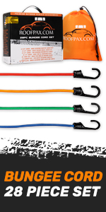 28 piece bungee cord set