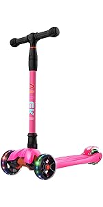 allek kids scooter kick push 3 wheel B02