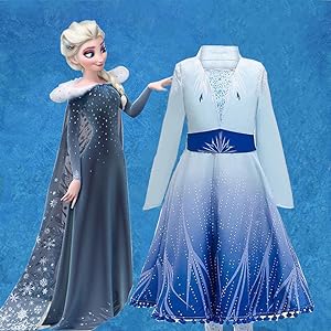 Amazon.co.jp: アナと雪の女王 プリンセス エルサ 子供 ドレス
