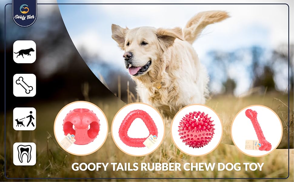 Rubber chew toys
