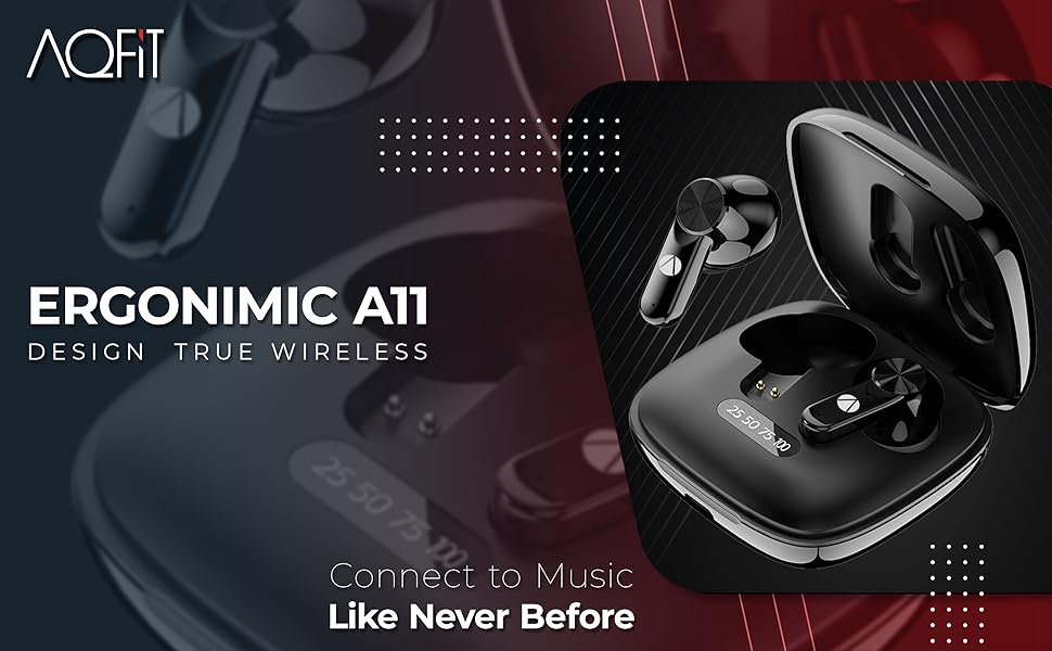AQFIT earbuds, In-ear Headphones , Wireless earbuds, TWS, Bluetooth earbuds, TWS earphones, wire
