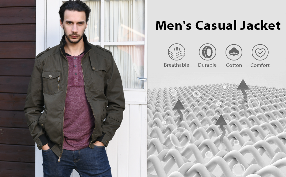 Men's Military Casual Jacket