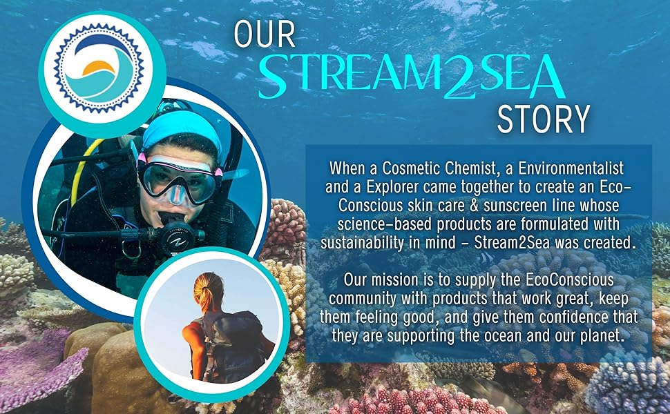 stream2sea sunscreen leave in conditioner soap camping defogger shampoo reef safe scuba mask defog