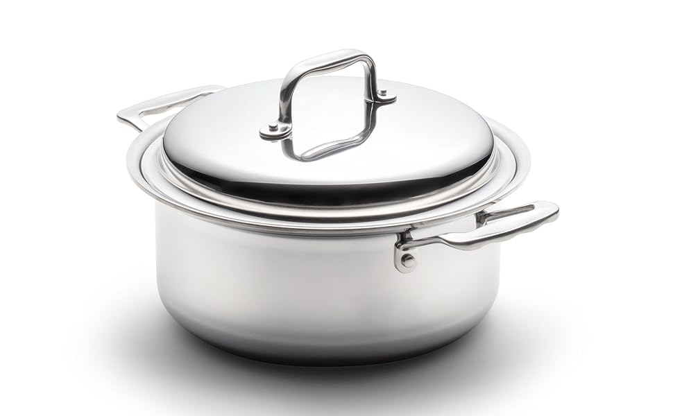 360 4 quart sauce pan stainless steel waterless cookware