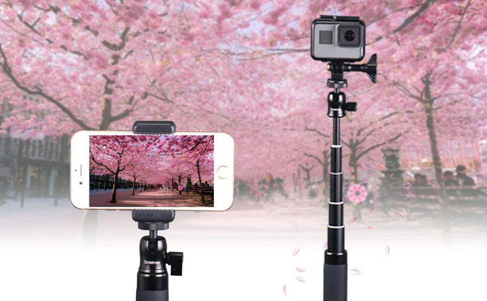 Amazon | Smatree 自撮り棒 GoPro hero11対応でき10/9/8/7/6/5/4