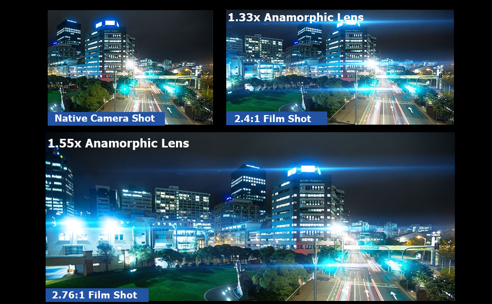 USKEYVISION Smartphones 1.55X Anamorphic Lens Shot by FilmicPro