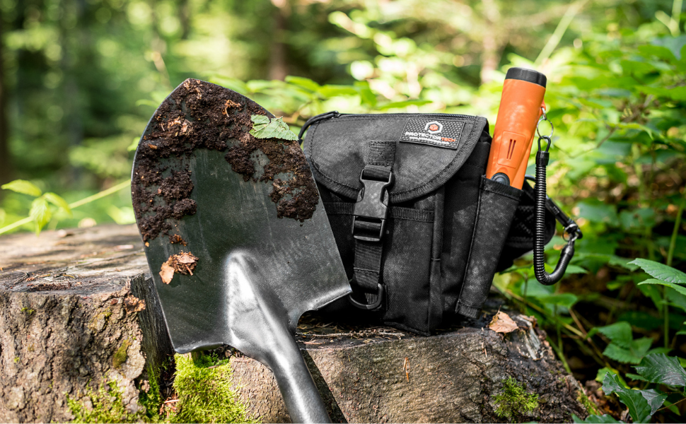 Bolsa táctica de pierna ProtectorTech HD para detectores de metales