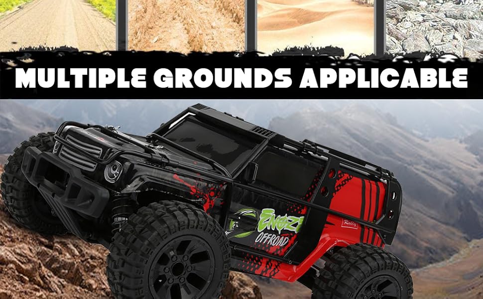 ホビーラジコン RAPIDLY 4*4 wheel drive off road 1:10 Four Wheel Drive Remote Control Off-Road Vehicle 40 km