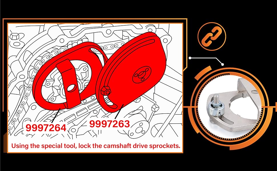 volvo cam tool-volvo 3.0 timing tool-ewktool-EB0061-9