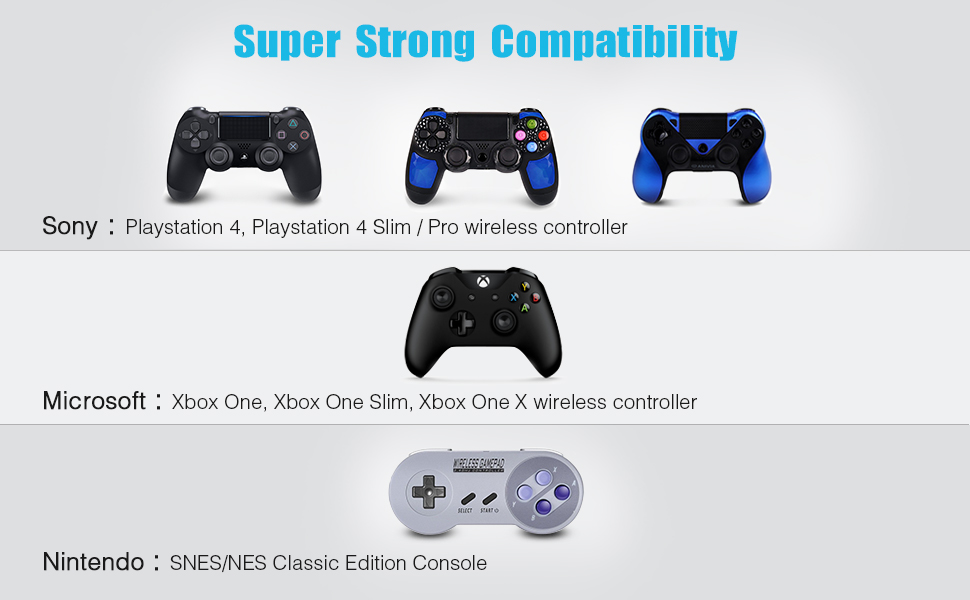 [10FT 2 Pack] PS4 Controller Charging Cable 6amLifestyle, Charge and