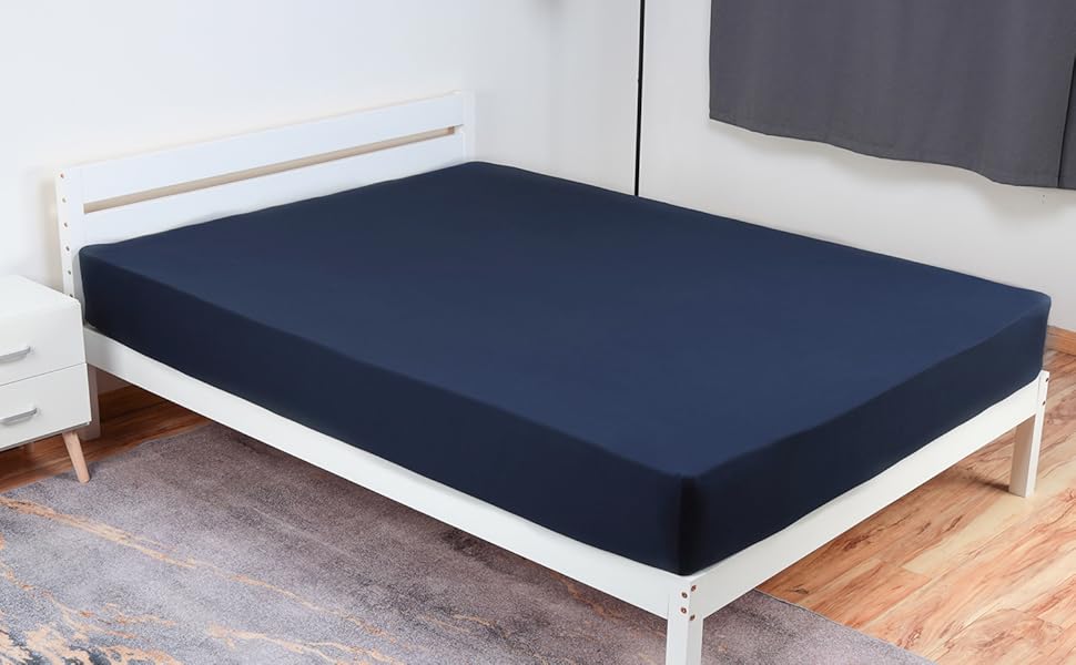 Box Spring Cover King Size Jersey Knit & Stretchy Wrap