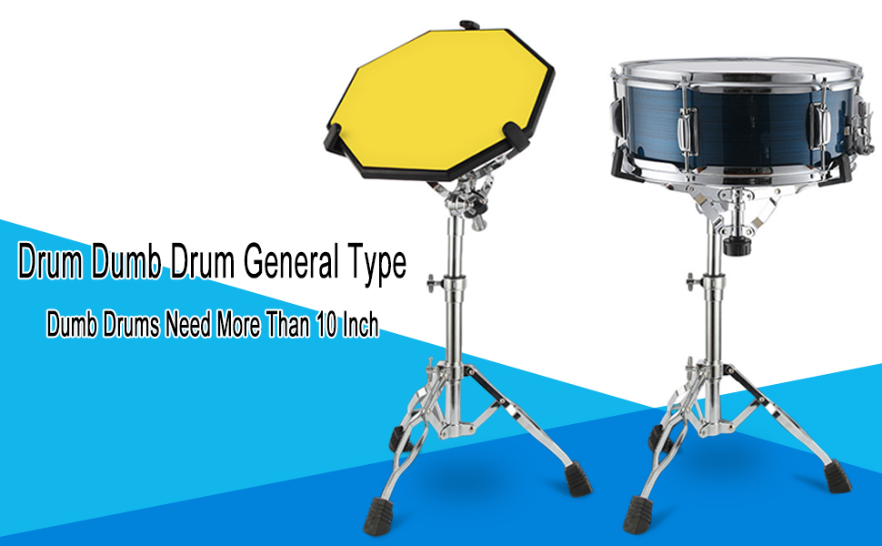 Drum Pad Stand with Drum Sticks Holder for 1014 Inch Drum Pad,Snare