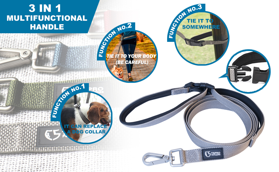 TSPRO Hands Free Dog Leash Adjustable Walking Running Dog