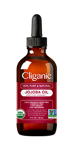 Cliganic Organic Jojoba Oil, 2oz