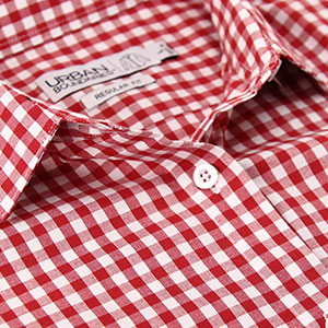 gingham check shirt