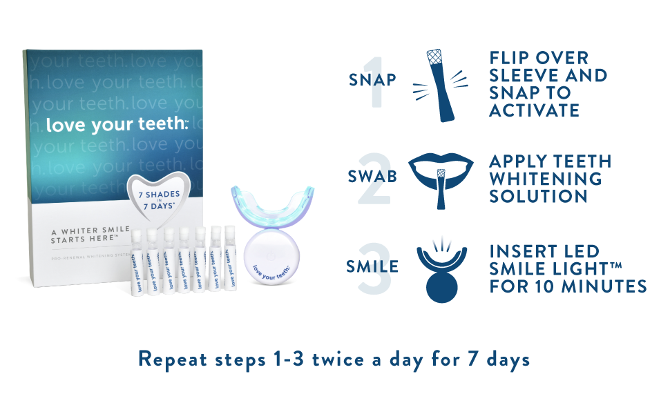 love your teeth whitening kit 