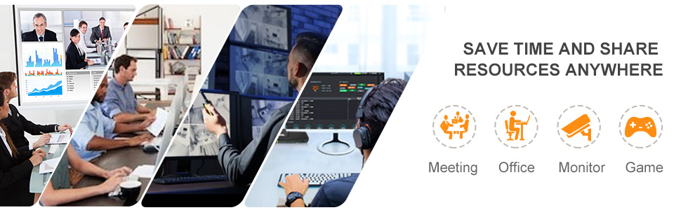 HDMI KVM Switch 4K 60Hz