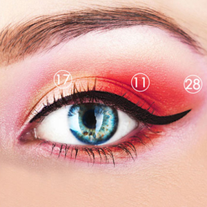35 color eyeshadow makeup