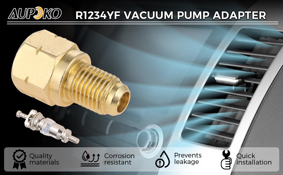 1234専用 Amazon.com: R1234YF Vacuum Pump Adapter, Refrigerant Tank to