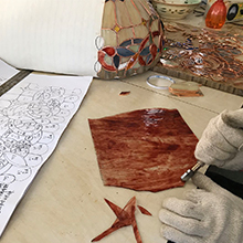 tiffany lamps, stained glass lamps