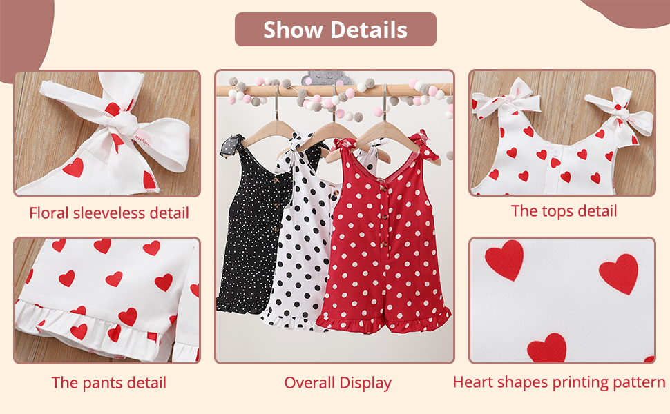 Toddler girl clothes baby girl outfit kid halter romper gift  clothing