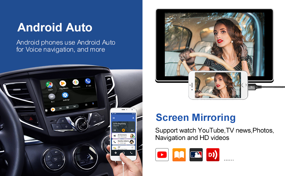 android auto watch videos
