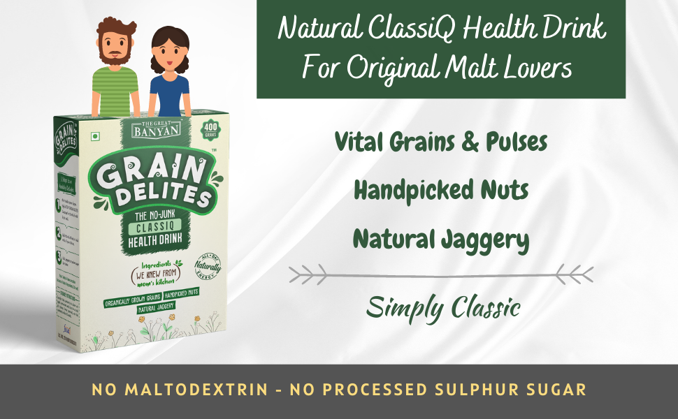 GrainDelites Chocolate health drink sathu maavu Classiq organic