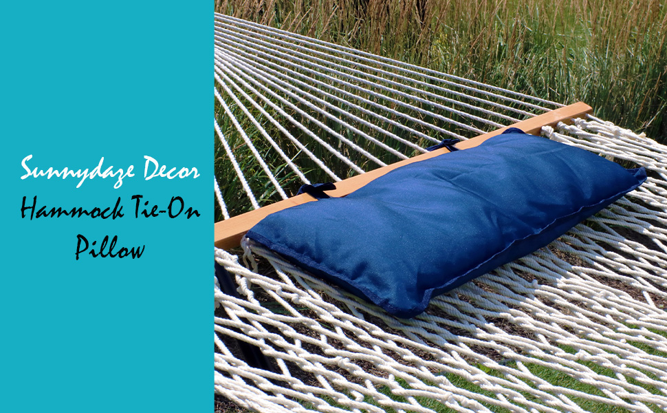 Hammock Pillow by Sunnydaze Decor Patio, Lawn & Garden