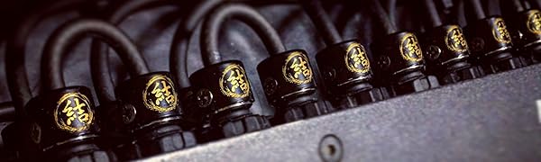 Amazon.co.jp: 結【銀色キャップ(片面印字)】 ソルダーレス