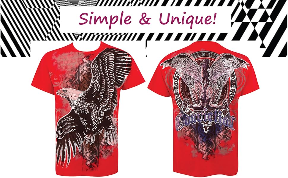 Amazon.com: TG455T Flying Eagle Metallic Silver Embossed
