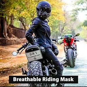 mototrance storm trooper detachable goggles nose face mask