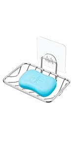 adhesive soap dish