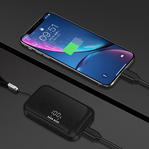 TWS Deporte Auriculares con Estuche de Carga 3100mah, 120 Horas de Duración