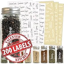 Script Spice Label Combo Set in Black and White