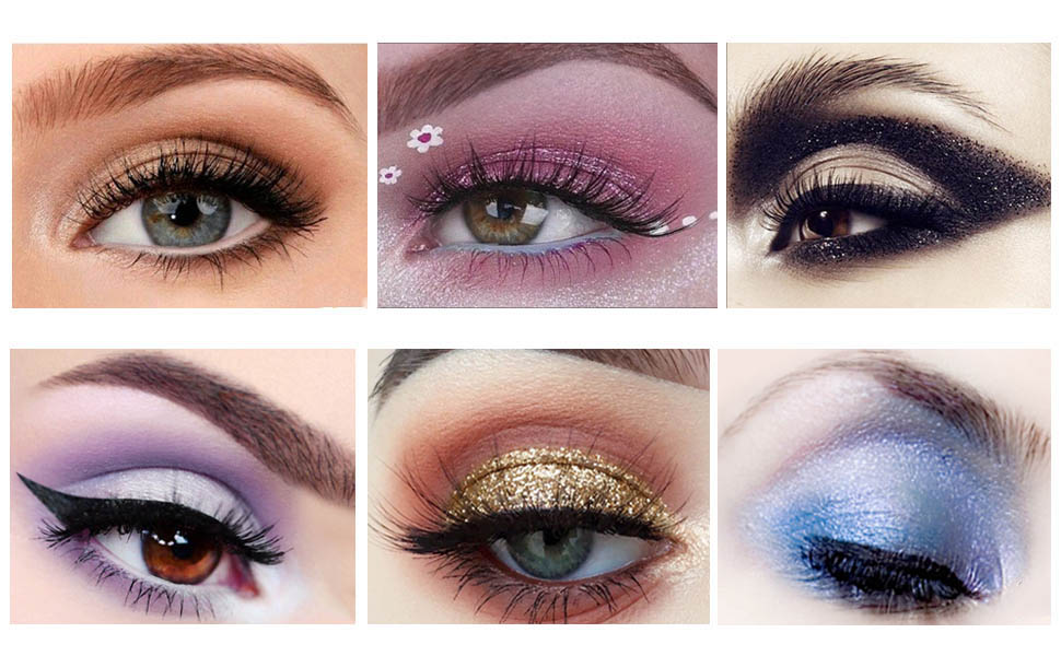 Glitter Eyeshadow Palette, 9 Colors