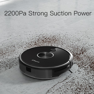 ULTENIC D5s Pro - Robot Vacuum Cleaner With Mop - 3000Pa Suction - Wi-Fi/Alexa/App Control 15 robot vacuum cleaner 2200Pa Strong Suction