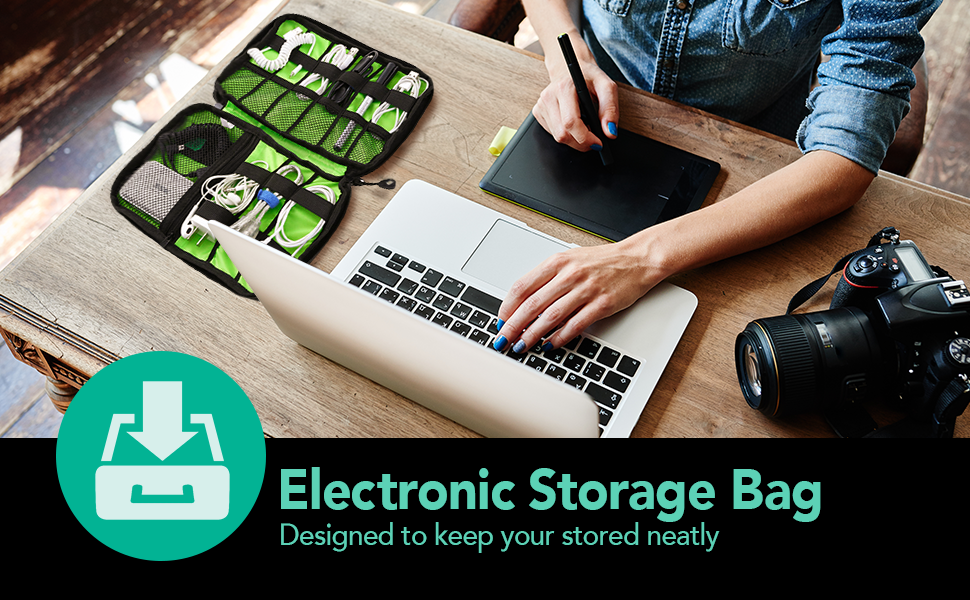 Electronics Accessories Carry Bag