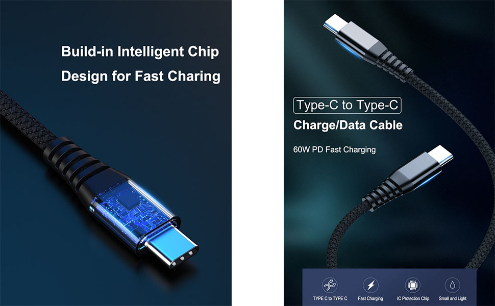 IFLASH Type C to Type C Cable, USB C to USB C Cable 6 Feet