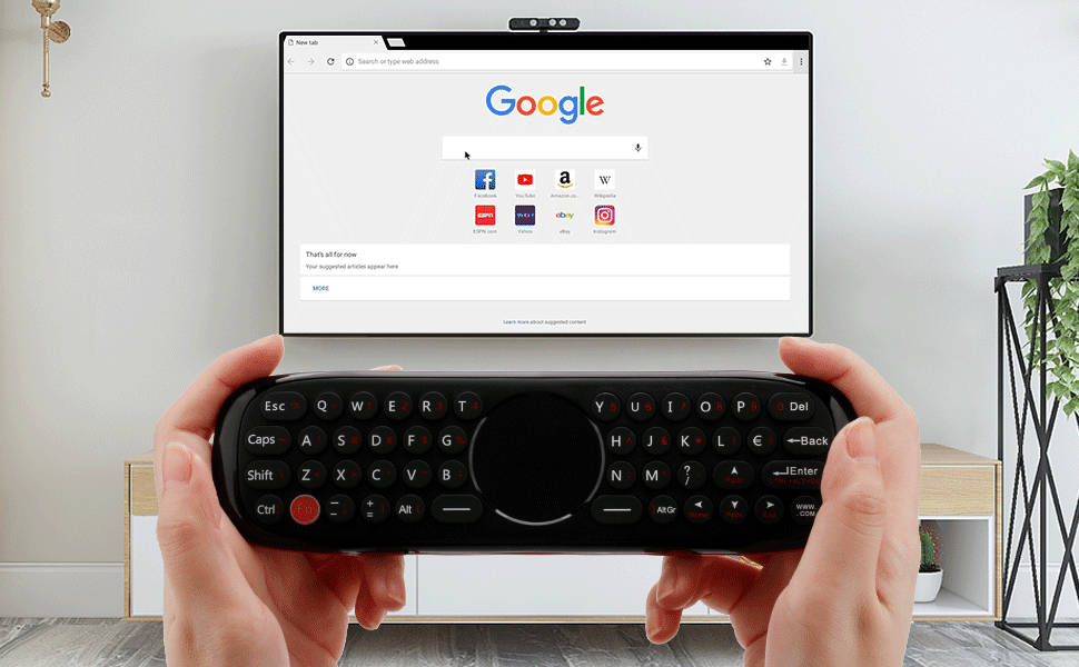 WeChip Backlight Voice Remote 2.4G Wireless Smart TV Remote Control